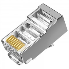 TP-LINK TL-EH5e21超五类屏蔽网络水晶头100个网线RJ45头工程家装