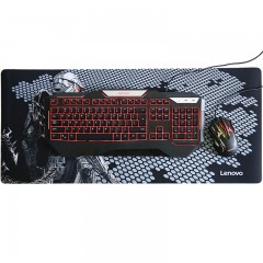 联想 原装游戏键鼠套装KM700B笔记本台式发光鼠标背光键盘大鼠标垫