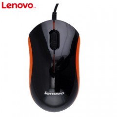 联想 鼠标台式机笔记本电脑USB鼠标有线游戏家用办公鼠标 M100