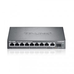 TP-LINK 8口全千兆标准POE供电交换机 AP/监控供电 TL-SG1210P