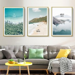 国产 现代简约客厅装饰画北欧清新风格墙画餐厅饭厅卧室走廊过道挂画