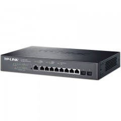 TP-LINK 8口全千兆网管PoE交换机8GE(PoE)+2SFP TL-SG3210PE
