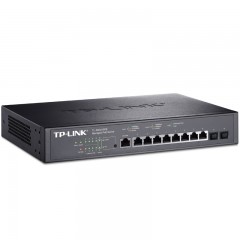 TP-LINK 8口全千兆网管PoE交换机8GE(PoE)+2SFP TL-SG3210PE