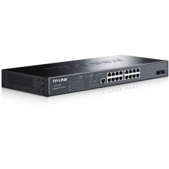 TP-LINK 16口全千兆网管POE供电交换机带2光口 TL-SG3218PE