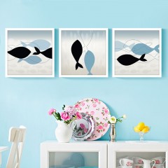 国产 地中海餐厅装饰画北欧简约客厅背景墙壁画儿童房男孩卧室床头挂画