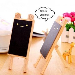 国产 创意迷你木质小黑板支架式留言板