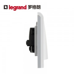 罗格朗 开关插座面板K5单开单控 86型单联墙壁面板 一开开关