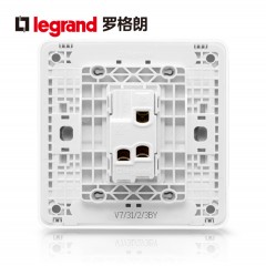 罗格朗 家用单开双控1开一位单联双控一灯双控开关面板楼梯86型