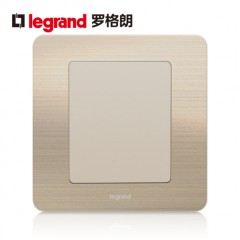 罗格朗 填空面板逸典细金纹86型空白面板 白板 装饰板光板盲板