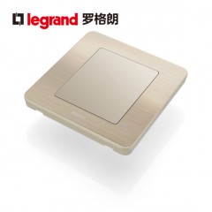 罗格朗 填空面板逸典细金纹86型空白面板 白板 装饰板光板盲板