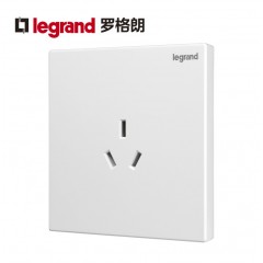 罗格朗 三孔16a空调专用插座面板家用电热水器大功率墙壁16安