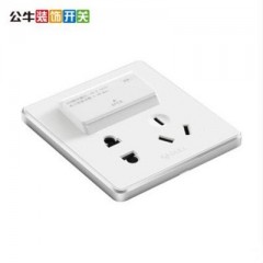 公牛 装饰开关暗装5孔带3USB快速充电插座3.1A多位USB充电插座面板  G18E536
