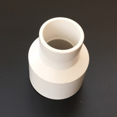 国产 给水管PVC直接异径直接变径直通PVC管胶粘管管配件接头20-90