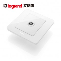 罗格朗 有线电视插座面板闭路插座有线插座 电视机插座面板86型