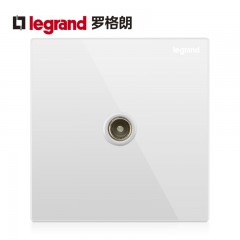 罗格朗 逸景电视线插座开关插座面板闭路电视插座 有线电视插座