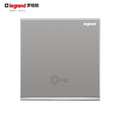 罗格朗 86型门禁开关出门按钮面板酒店门控门铃开门按钮开关自复位