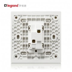 罗格朗 86型门禁开关出门按钮面板酒店门控门铃开门按钮开关自复位