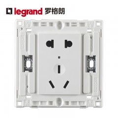 罗格朗 尚韵86型缎沙金五孔插座面板开关家用5孔墙壁电源暗装