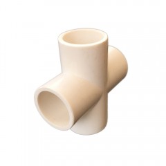 国产 给水管配件PVC四通 四通接头20/25/32接头 四叉管水管直接管件