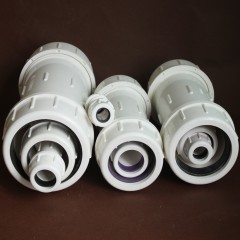 国产 20/25/32/40/75PVC给水管速接 快接胶粘管直接快接 水管配件免粘