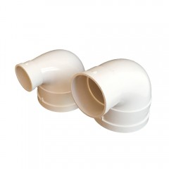 国产 排水PVC异径弯头110*50国标管件75*50大小弯头异径口弯头110*50