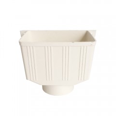 国产 排水管PVC方型水斗 漏水斗110MM75MM 水槽 雨水斗放水斗