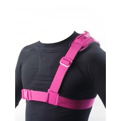 国产 For Gopro Hero7/6/5/4穿戴配件胸前固定背带 运动摄像机单肩肩带