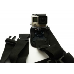 GoPro Hero6/5/4/3+配件小蚁运动相机单肩带摄像机胸前固定斜肩带