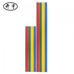 开宇 教学教具橡胶磁铁条形吸铁石磁性贴磁片薄磁石彩色磁条磁力强