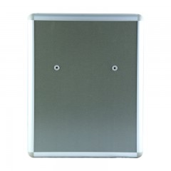 国产 上投小号灰透明面无字意见箱铝合金室内挂墙建议箱 信报箱医药箱