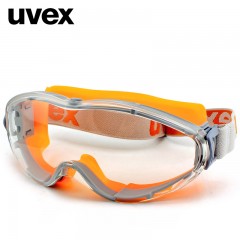 UVEX/优唯斯 防雾护目镜 防冲击防护眼镜 防烟骑行防尘防风防沙风镜男女9302-245