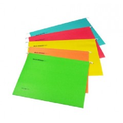 富得快 A4/FC吊挂快劳夹吊夹纸质文件夹吊挂式 25个/盒