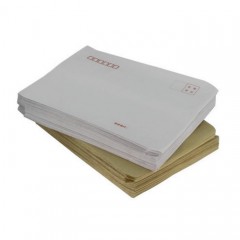 国产 100个/包 牛皮纸信封 7号信封 增值税发票A5白色C5黄色信封