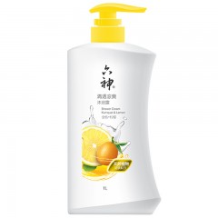六神 清透凉爽沐浴露金桔+柠檬200ml/450ml/750ml/1L1000夏季男女