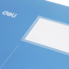 得力 5333办公竖式文件夹 A4单夹悬挂式文件夹 资料夹