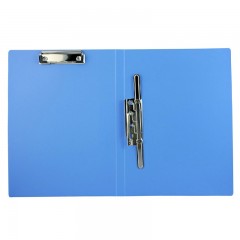 得力 5349文件夹8寸长压夹长押夹+板夹A4资料夹双夹文件整理夹