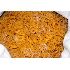 国产 越南进口原装高弹力胶圈橡皮筋牛皮筋黄色工业办公用皮筋