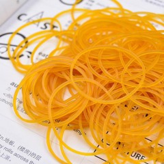 国产 越南进口原装高弹力胶圈橡皮筋牛皮筋黄色工业办公用皮筋