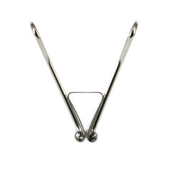 得力 19mm银色长尾票夹票夹燕尾夹学习办公用品金属票夹小夹子