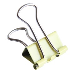 得力 15mm小号彩色金属长尾夹票8556夹燕尾夹试卷夹办公专用60个