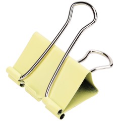 得力 筒装彩色长尾夹41mm 大号票夹子（24筒装/彩色）