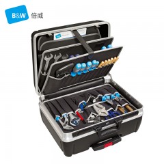 倍威 五金工具箱工业维修多功能车载拉杆箱家用收纳箱 115.04