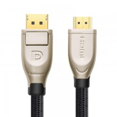 绿联 dp转hdmi线4K60Hz高清DP口接HDMI2.0头视频转换器线 DP111