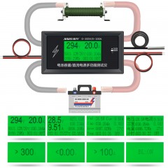炬为 多功能数显直流电压表电流表功率检测仪电池测试仪电量表100A