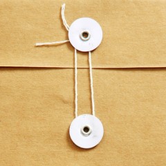 得力 5952黄色牛皮纸档案袋文件袋混浆纯浆纸质办公10个/包