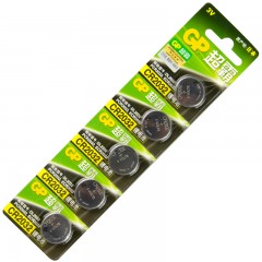 GP超霸 纽扣电池3v 5粒 cr2032