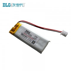 次世代 3.7V聚合物锂电池 LP322050-350mAh