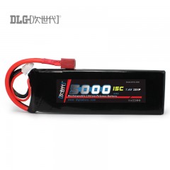 次世代 2S聚合物电池7.4V 2S15C-5000