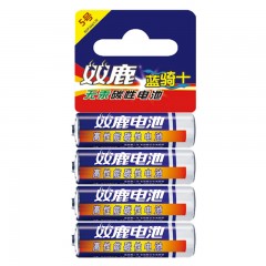 双鹿 5号4粒电池 R6P