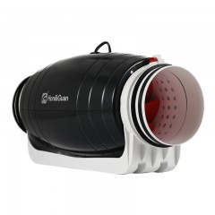 鸿冠 静音管道风机强力抽风机排风机换气扇6寸 HDD-150P